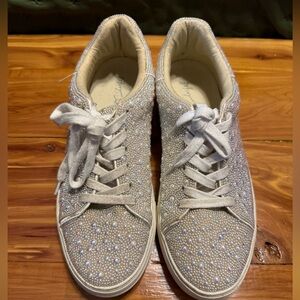 Betsey Johnson pearl shoes.